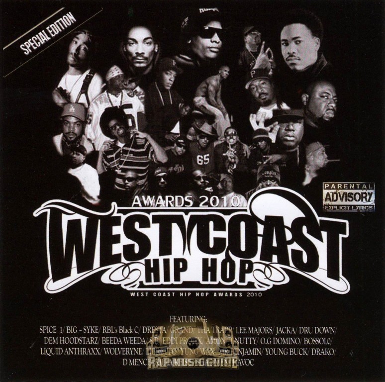 Seagram Records West Coast Hip Hop Awards 2010 CD Rap Music Guide